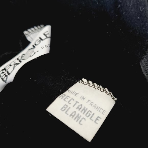 VINTAGE RECTANGLE BLANC PARIS Black Tulle Skirt - Picture 12 of 15